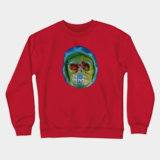 Skeletor Head Blow Mold Crewneck Sweatshirt